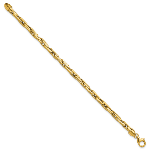 Leslie's 14K Polished 5.0mm Fancy Link Bracelet - Image 2