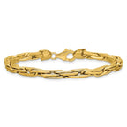 Leslie's 14K Polished 5.0mm Fancy Link Bracelet - Image 3