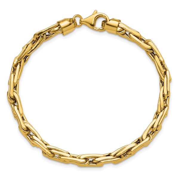 Leslie's 14K Polished 5.0mm Fancy Link Bracelet - Image 4