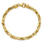 Leslie's 14K Polished 5.0mm Fancy Link Bracelet - Image 4
