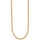 Leslie's 14K Polished Fancy Paperclip Link Necklace - Image 2