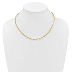 Leslie's 14K Polished Fancy Paperclip Link Necklace - Image 3
