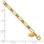 Leslie's 14K Polished Fancy Paperclip Link Bracelet - Image 5