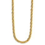 Leslie's 14K Polished 6.5mm Flat Edge Cable Link Necklace - Image 2