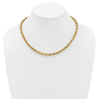 Leslie's 14K Polished 6.5mm Flat Edge Cable Link Necklace - Image 3
