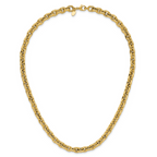 Leslie's 14K Polished 6.5mm Flat Edge Cable Link Necklace - Image 4