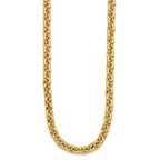 Leslie's 14K Polished 7.0mm Flat Edge Cable Link Necklace - Image 2