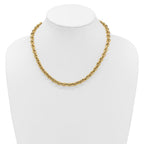 Leslie's 14K Polished 7.0mm Flat Edge Cable Link Necklace - Image 3