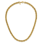 Leslie's 14K Polished 7.0mm Flat Edge Cable Link Necklace - Image 4