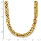 Leslie's 14K Polished 7.0mm Flat Edge Cable Link Necklace - Image 5