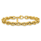 Leslie's 14K Polished 7.0mm Flat Edge Cable Link Bracelet - Image 3