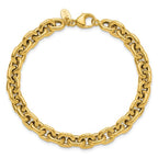 Leslie's 14K Polished 7.0mm Flat Edge Cable Link Bracelet - Image 4
