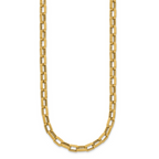 Leslie's 14K Polished 5.5mm Fancy Oval Link Necklace - Image 2