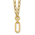 Leslie's 14K Polished Fancy Mixed Link Necklace