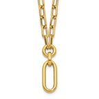Leslie's 14K Polished Fancy Mixed Link Necklace