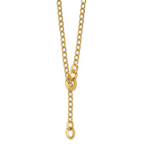Leslie's 14K Polished Fancy Curb Link Lariat Necklace - Image 2