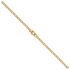 Leslie's 14K Polished Fancy Curb Link Bracelet - Image 2