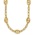 Leslie's 14K Polished Fancy Anchor Link Necklace