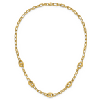 Leslie's 14K Polished Fancy Anchor Link Necklace - Image 4