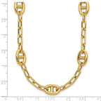 Leslie's 14K Polished Fancy Anchor Link Necklace - Image 5