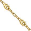 Leslie's 14K Polished Fancy Anchor Link Bracelet