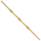 Leslie's 14K Polished Fancy Anchor Link Bracelet - Image 2