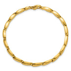 Leslie's 14K Polished and Satin 4.2mm Fancy Link Bracelet - Image 4