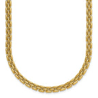 Leslie's 14K Polished 6.3mm Fancy Link Necklace
