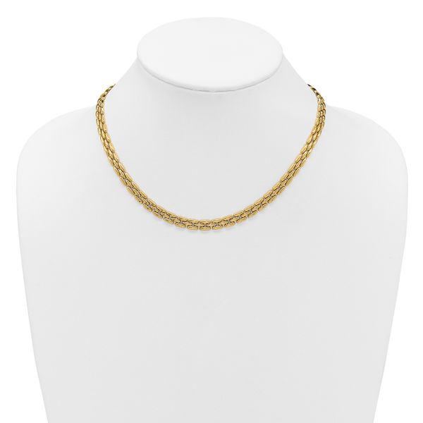 Leslie's 14K Polished 6.3mm Fancy Link Necklace - Image 3