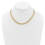 Leslie's 14K Polished 6.3mm Fancy Link Necklace - Image 3