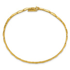 Leslie's 14K Polished 6.3mm Fancy Link Bracelet - Image 4