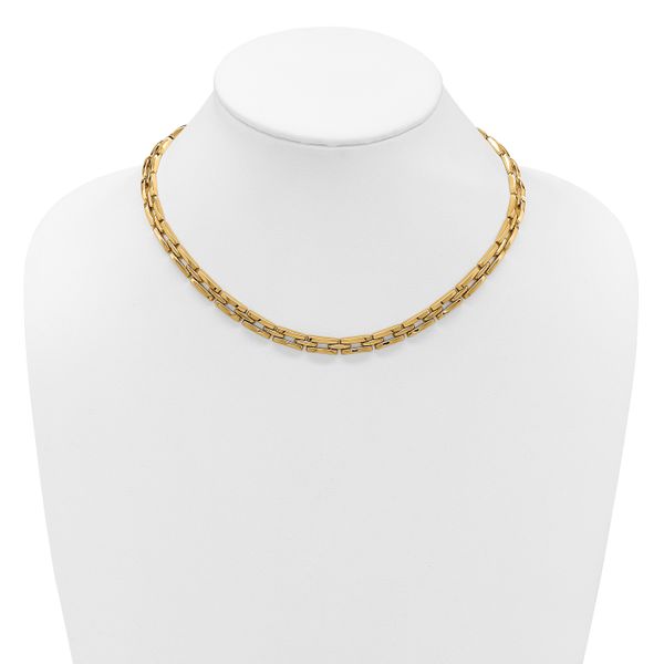 Leslie's 14K Polished 6.5mm Fancy Link Necklace - Image 2