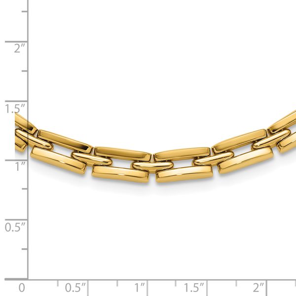 Leslie's 14K Polished 6.5mm Fancy Link Necklace - Image 4