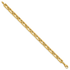 Leslie's 14K Polished 6.5mm Fancy Link Bracelet - Image 2