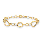 Leslie's 14K Polished Fancy Link Bracelet - Image 3