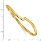 Leslie's 14K Polished Fancy Bypass Hinged Bangle - Image 3
