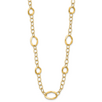 Leslie's 14K Polished Fancy Link w/2in ext. Necklace - Image 2