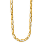 Leslie's 14K Polished Fancy Contoured Link Necklace - Image 2
