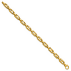 Leslie's 14K Polished Fancy Mariner Link Bracelet - Image 2