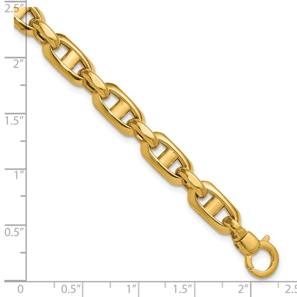 Leslie's 14K Polished Fancy Mariner Link Bracelet - Image 5