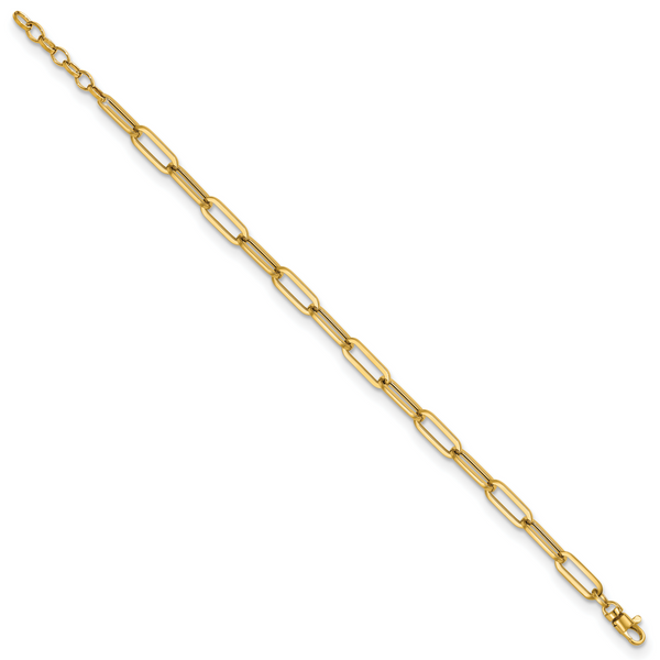 Leslie's 14K Polished Fancy Link with 1in ext Bracelet - Image 2