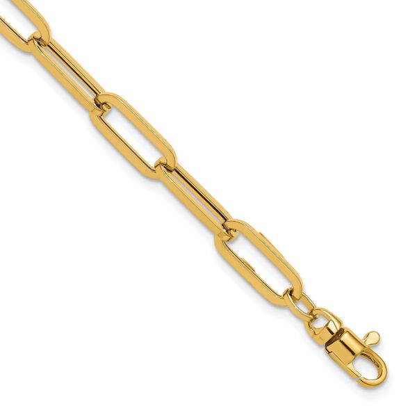 Leslie's 14K Polished Fancy Link with 1in ext Bracelet