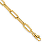 Leslie's 14K Polished Fancy Link with 1in ext Bracelet