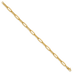 Leslie's 14K Polished Fancy Link with 1in ext Bracelet - Image 2