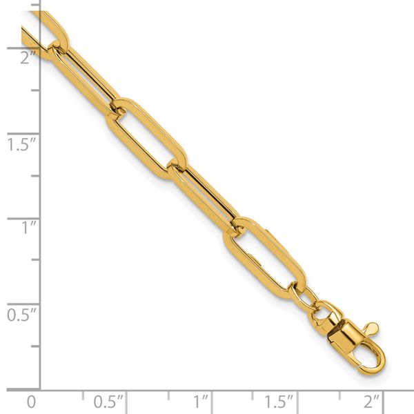 Leslie's 14K Polished Fancy Link with 1in ext Bracelet - Image 5