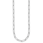 Leslie's 14K White Gold Polished Fancy Link Necklace - Image 2