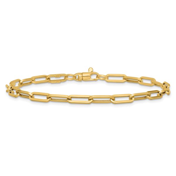 Leslie's 14K Polished Fancy Link with 1in ext Bracelet - Image 3