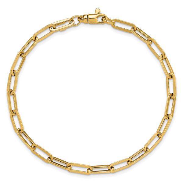 Leslie's 14K Polished Fancy Link with 1in ext Bracelet - Image 4
