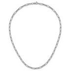 Leslie's 14K White Gold Polished Fancy Link Necklace - Image 4