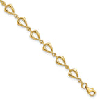 Leslie's 14K Polished Fancy Link Bracelet